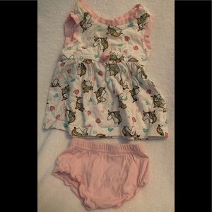 2 Piece Dress and Panties